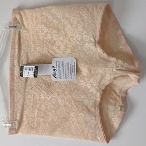 NEW Rago Lace Firm Control Brief Shaper Panty Extra Firm Girdle 6197 Nude Beige